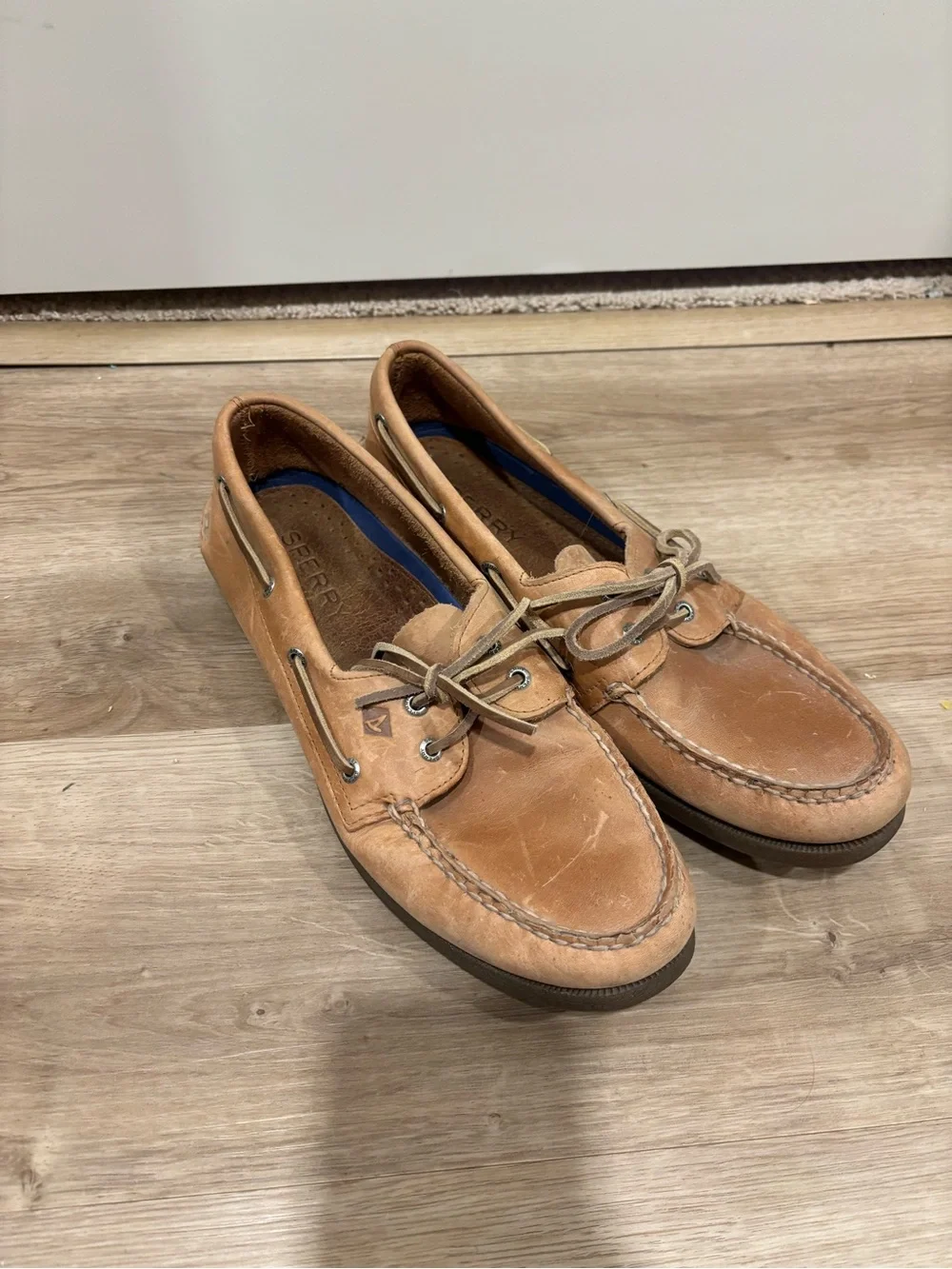 Sperry Chestnut Leather 2-Eye Boat Shoes